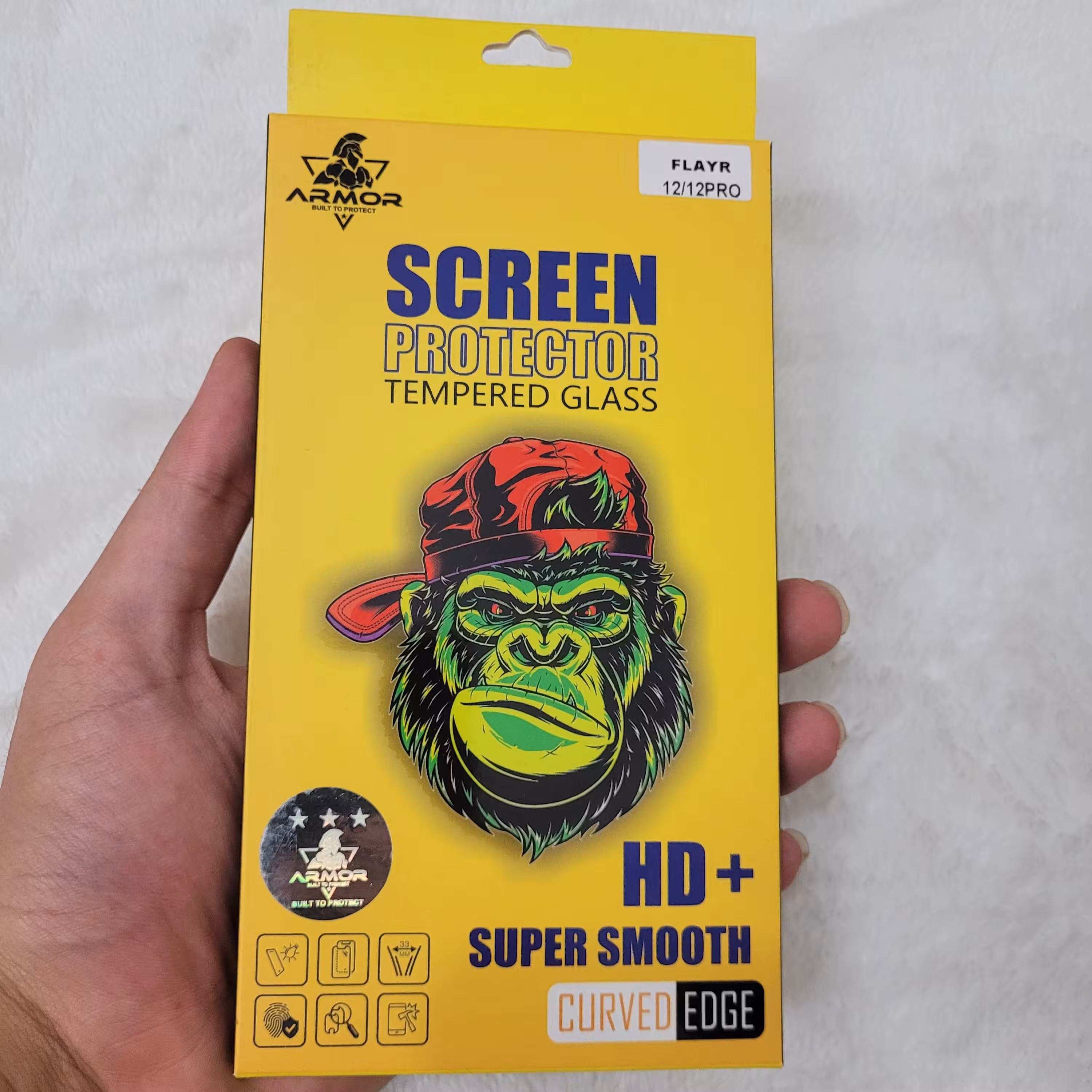 گلس ضد ضربه دور تراش ارمور ایفون 12 و 12 پرو 