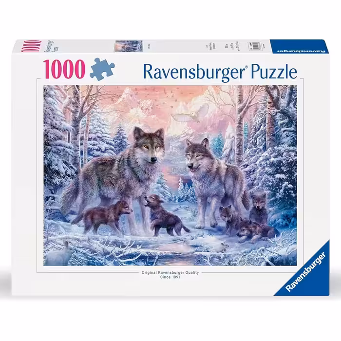 پازل 1000 تکه رونزبرگر طرح گرگ‌های قطبی