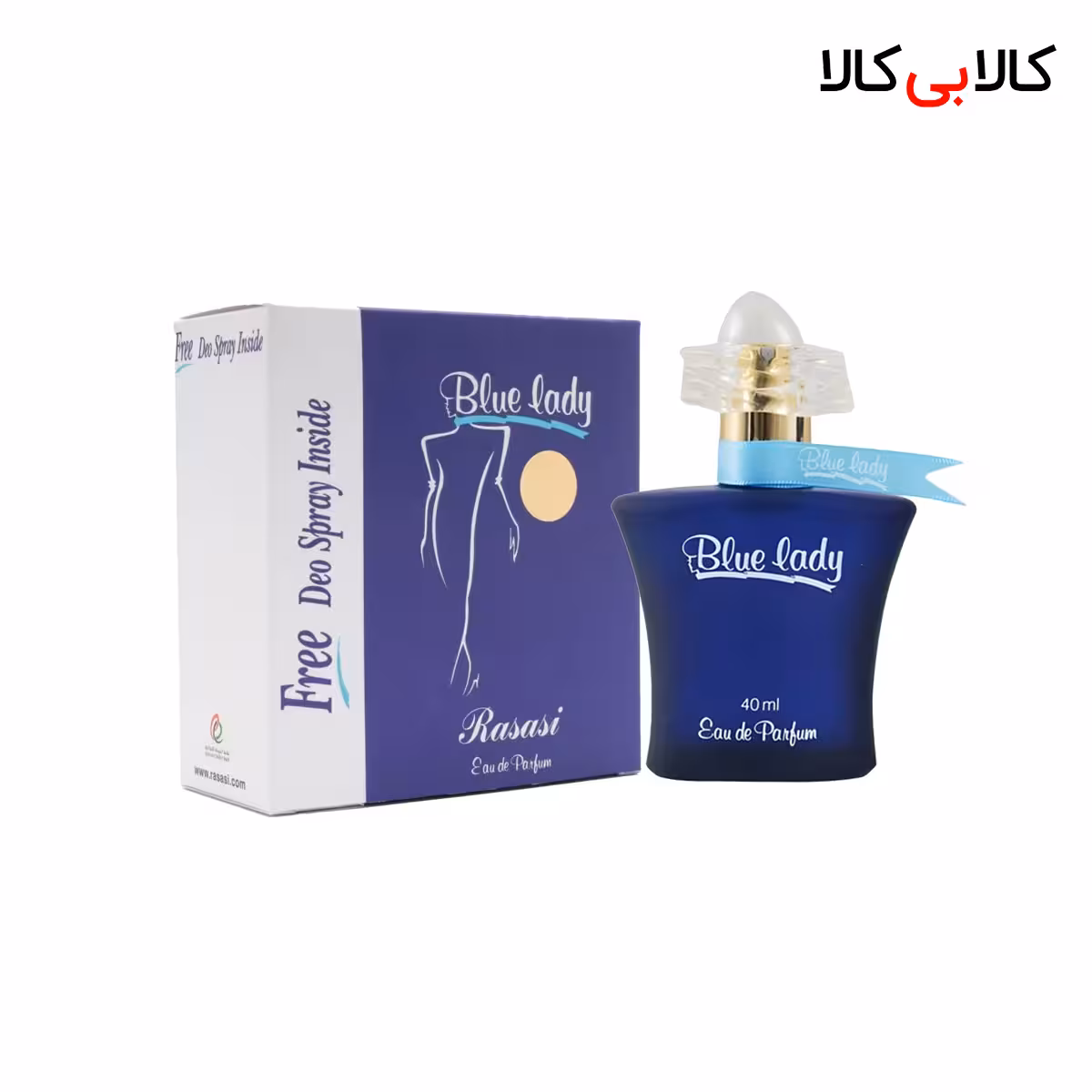 ادکلن رصاصی بلو لیدی زنانه حجم 40 میلی لیتر