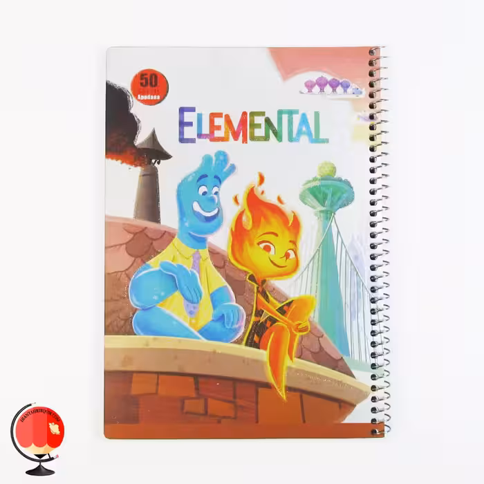 دفتر مشق 50 برگ سیمی طرح المنتال آپادانا