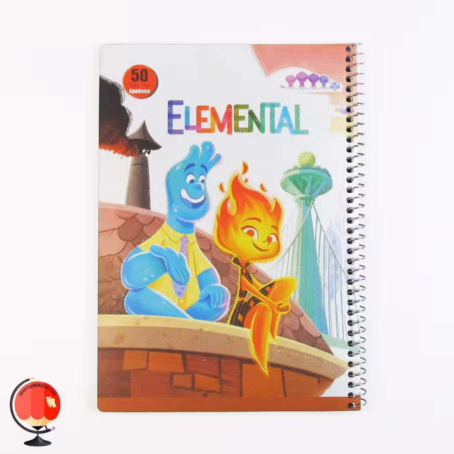 دفتر مشق 50 برگ سیمی طرح المنتال آپادانا