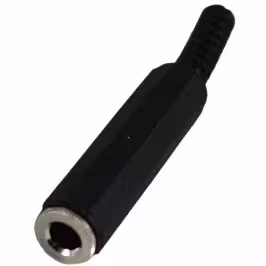 فیش میکروفن بین راهی استریو مادگی 6.35MM (پلاستیکی)