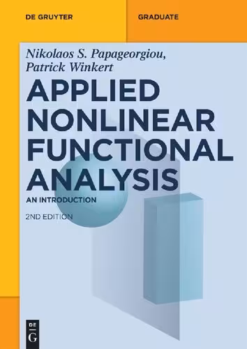 خرید و دانلود نسخه کامل کتاب Applied Nonlinear Functional Analysis