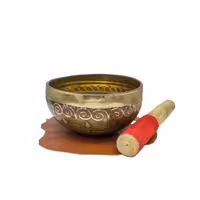 کاسه تبتی دست ساز اصل مدل حکاکی طرح بودا قطر دهانه 13 سانتی متر