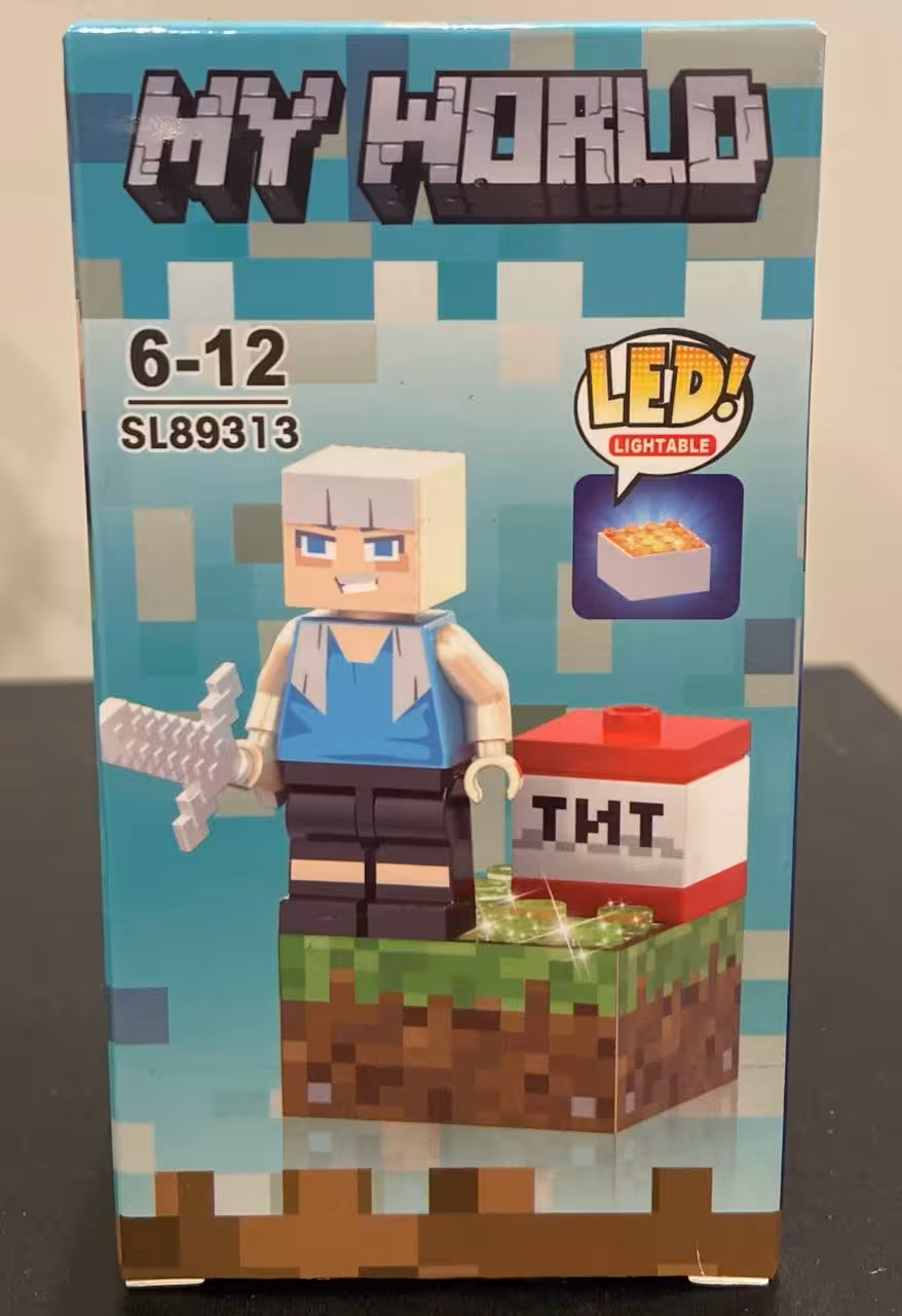 لگو ماینکرافت چراغ دار ایتم SL89313 کد 001