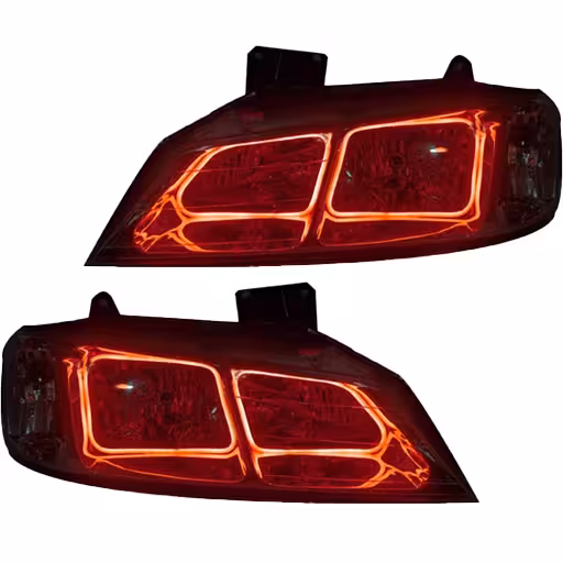 خرید چراغ جلو اسپرت پژو پارس کروز مدل نئون کادری قرمز داخل فابریک بدون موتور دو عددی | اتوموبی