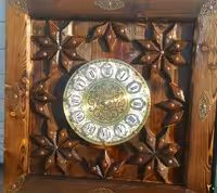 ساعت چوبی دستساز کد10238