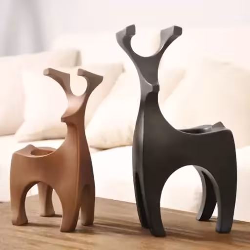 ست جاشمعی دوتایی گوزن