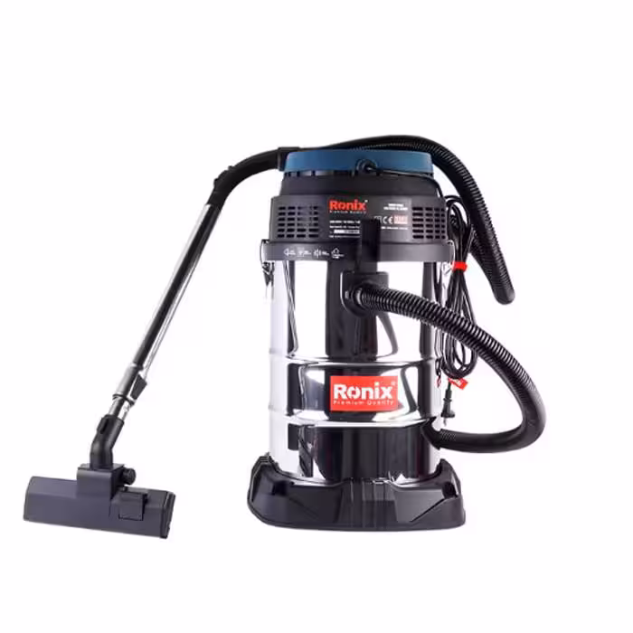 جارو برقی صنعتی 40 لیتری 1400 وات رونیکس مدل 1241