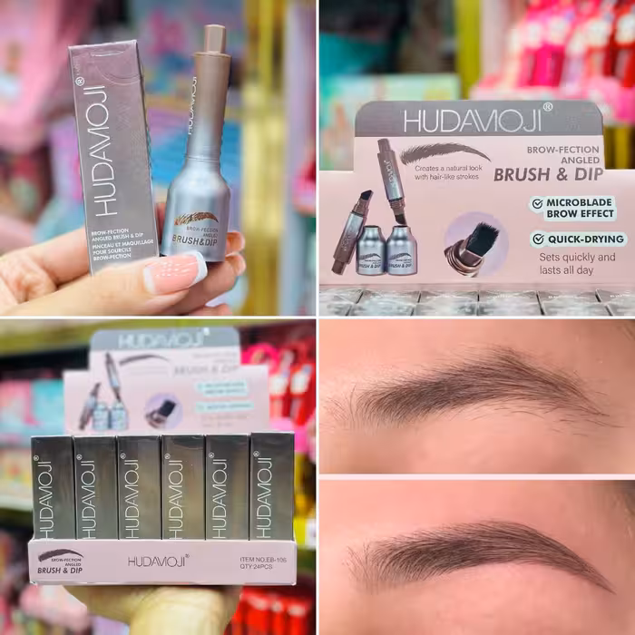 هاشور ابرو هدی موجی مدل استامپی در چهار رنگ پرکاربرد