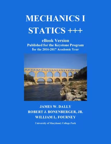 󾕇 دانلود کتاب Mechanics I Statics    , 4th ed, 2016 - دانلود کتاب های دانشگاهی