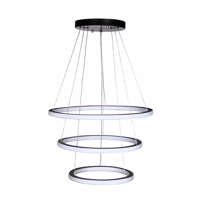 چراغ آویز چشمه نور کد L6430/3BK