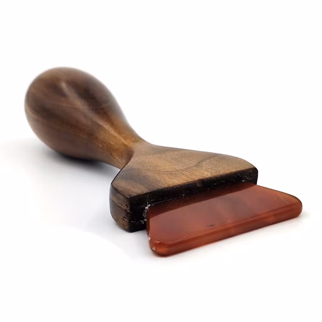 مهره عقیق دسته خراطی مثلثی