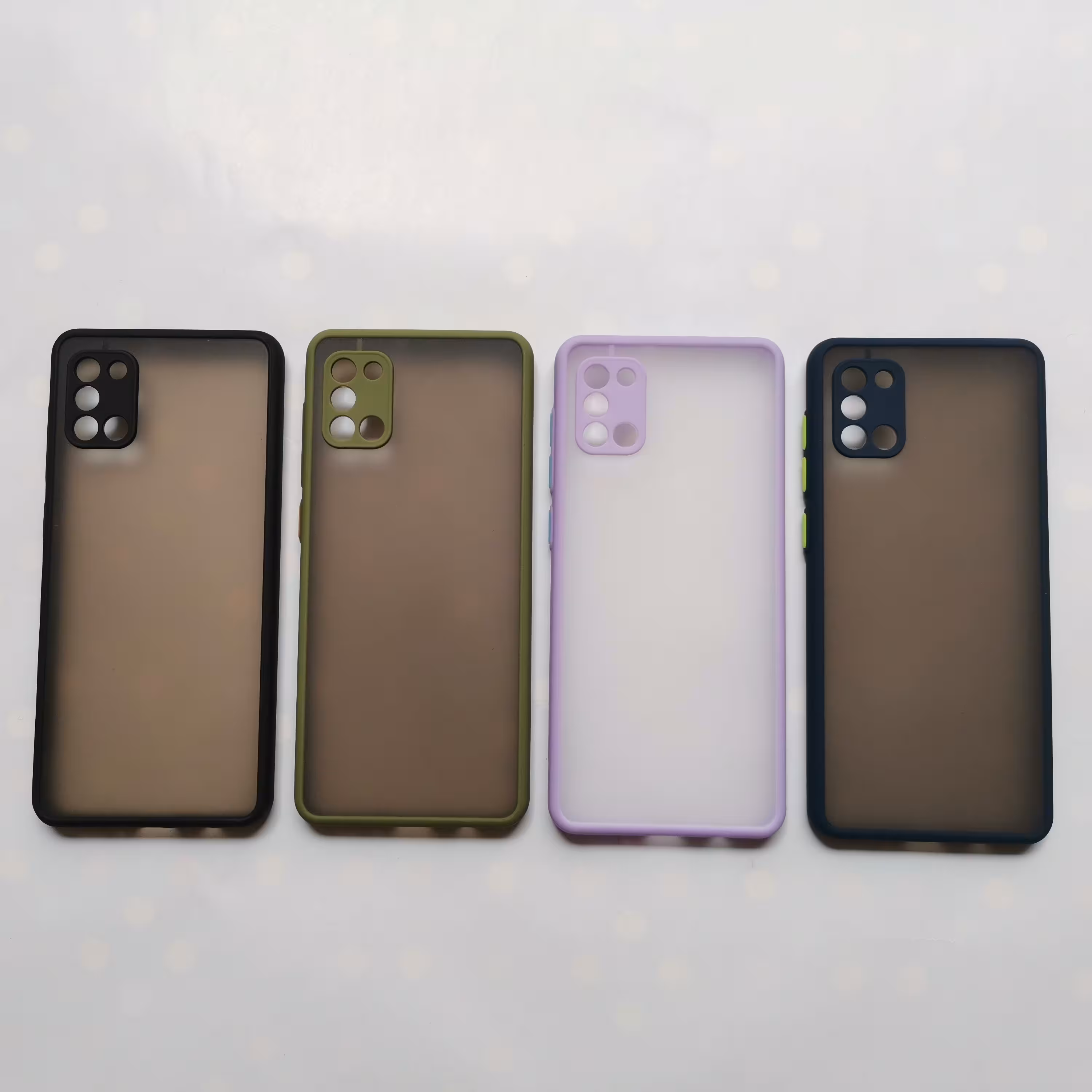 قاب پشت مات دور سیلیکونی محافظ دوربین دار مناسب گوشی سامسونگ A31