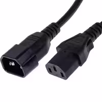کابل برق بک تو بک C13-C14 رنگو با طول 1.5 متر