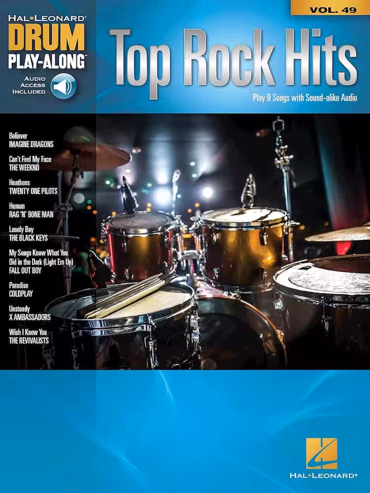 Top Rock Hits – Drum Playalong