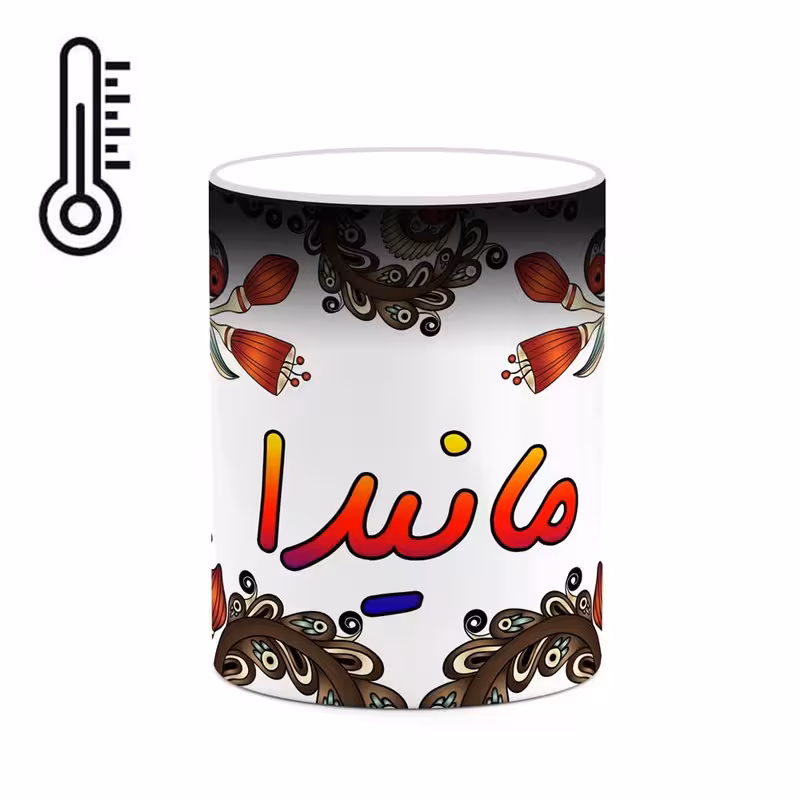 ماگ حرارتی   اسم مانیدا  سنتی گل و بته کد mgh46995