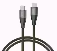 کابل شارژ کنفی ‌USB-C به ‌USB-C بودی مدل Budi DC126TT10H طول 1 متر با گارانتی 18 ماهه شرکتی (6 ماه تعویض)