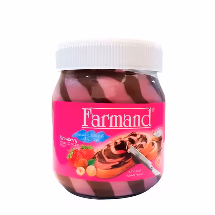 کرم کاکائو فندقی توت فرنگی فرمند 330 گرمی