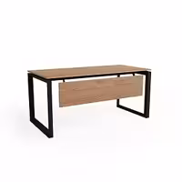 میز پرسنلی با پنل پوششی و پایه فلزی کد 133