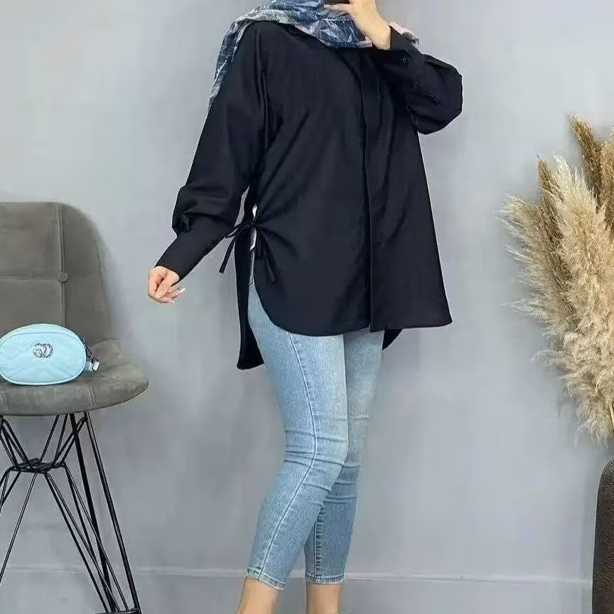 مانتو دخترانه جنس داکرون