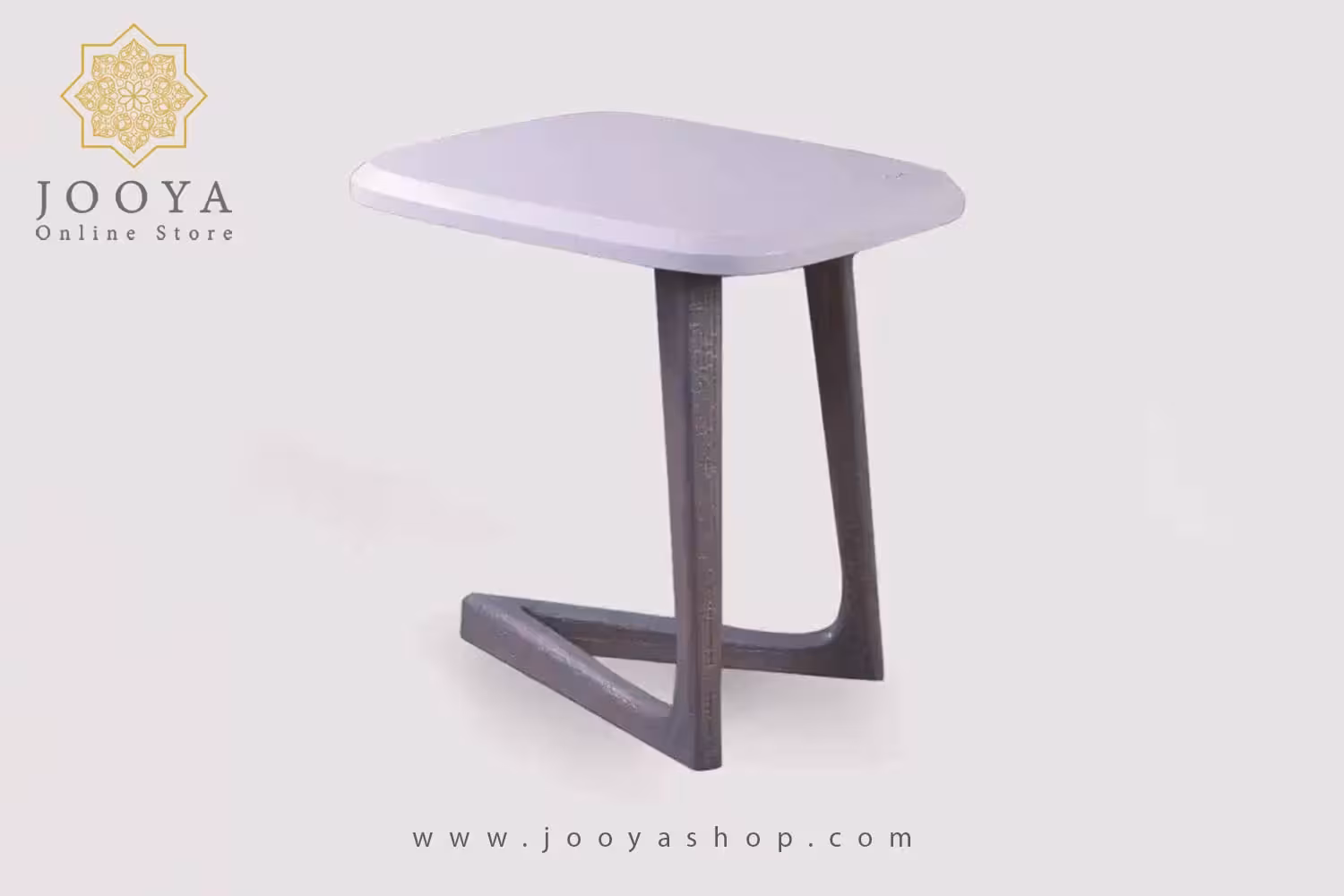 میز عسلی مدرن کولینز پایه طوسی