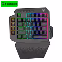 کیبورد بی سیم و سیمی گیمینگ تی دگر MECHANICAL KEYBOARD GAMER T-DAGGER CAPRI T-TGK318-BL