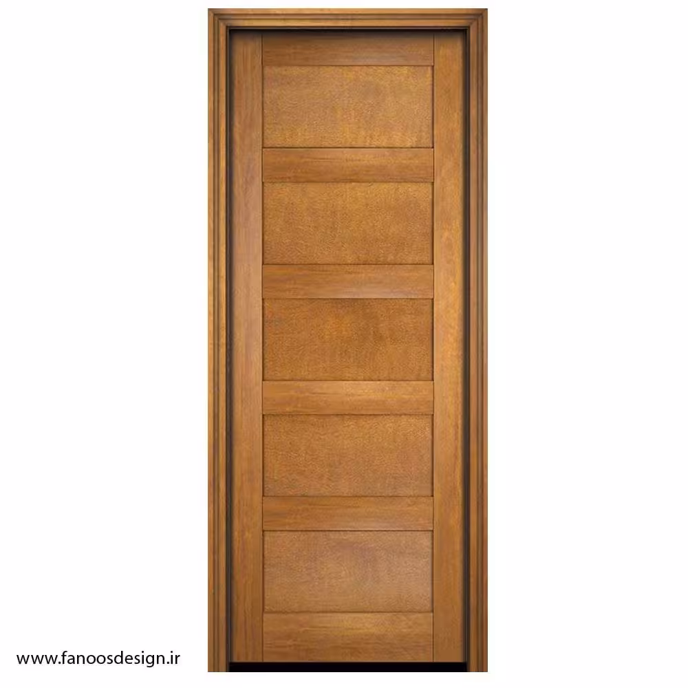 درب روکش طبیعی برای اتاق خواب مدرن کد 1369