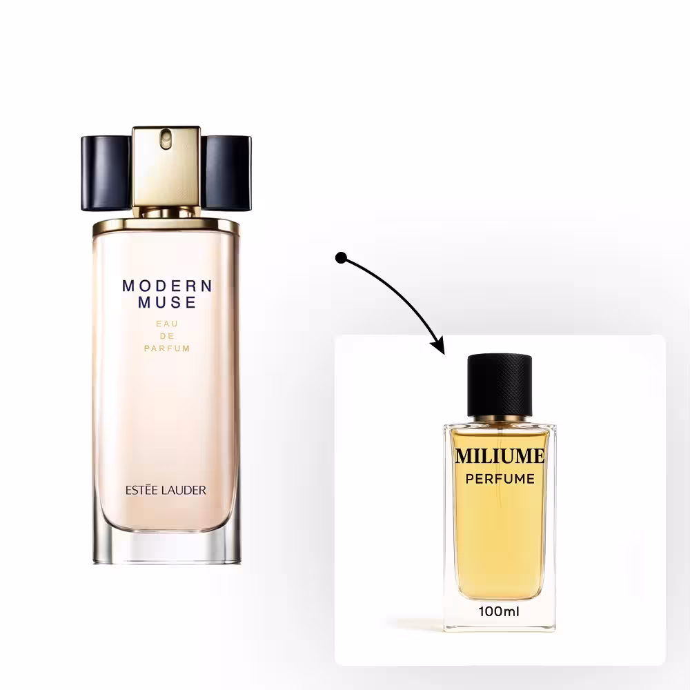 اسانس عطر Estee Lauder Modern Muse برند sfa - کد 2023 - استی لودر مدرن موس 100ML - میلیوم پرفیوم