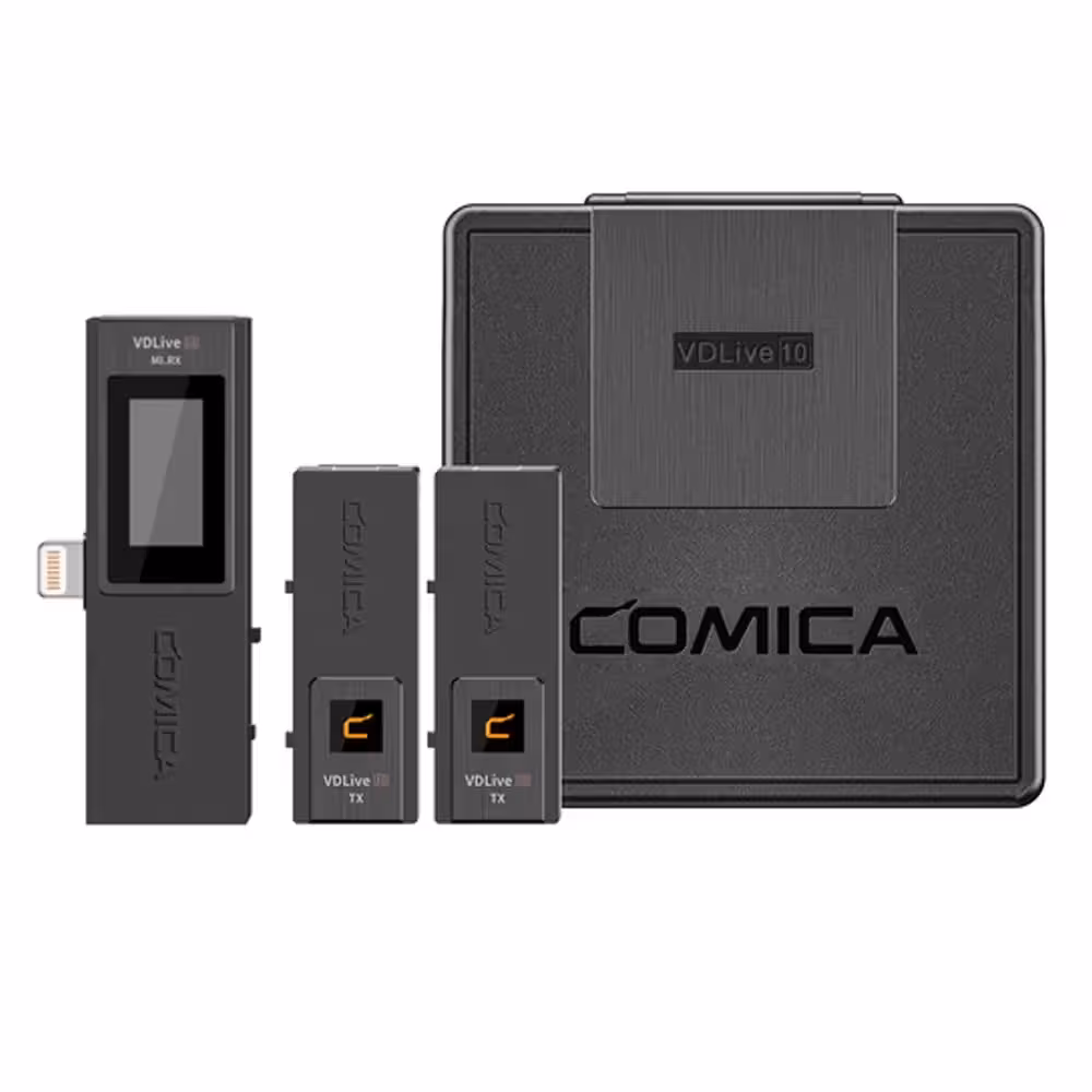 ست میکروفن بی سیم کامیکا Comica VDLive10 MI