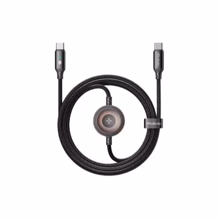 کابل Type-C به Type-C و شارژر اپل واچ مک دودو CA-258 طول 1.5 متر توان 60 وات
