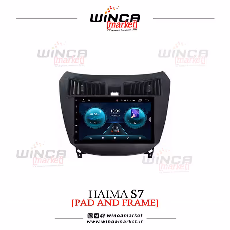 مانیتور فابریک اندروید هایما اس S7 سری اس S400 پلاس وینکا WINCA مدل RS855