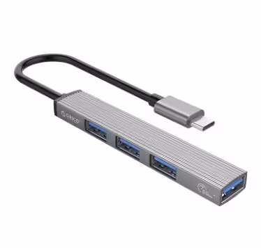 هاب 4 پورت USB3.0 اریکو رابط Type-c مدل AH-13ORICO 4 Port Type-c USB3.0 HUB AH-13