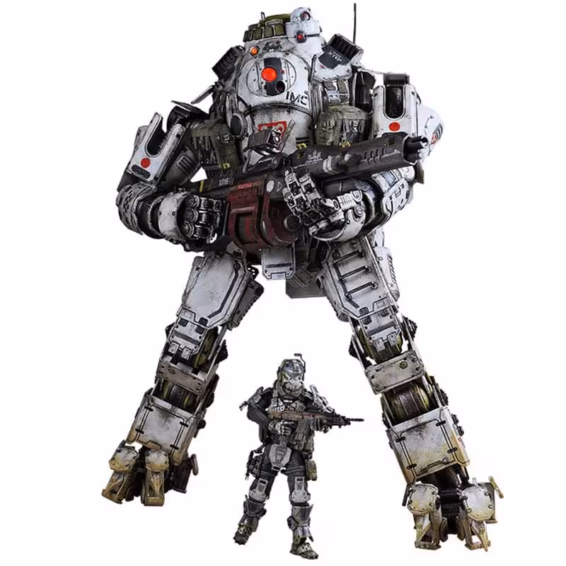 اکشن فیگور اطلس و خلبان از بازی تایتان فال | Titanfall | برند Threezero
