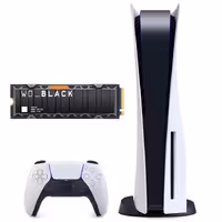 پلی استیشن 5 دیسک خور   حافظه اس اس دی WD_BLACK با ظرفیت یک ترابایت