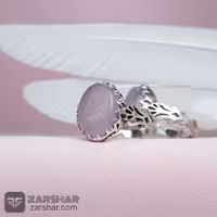 انگشتر ست عقیق سوسنی خطی یاعلی