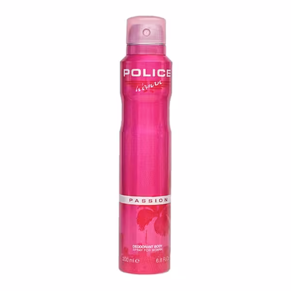 اسپری زنانه پلیس پشن حجم 200 میلی‌لیتر | Police Passion For Women Deodorant 200ml