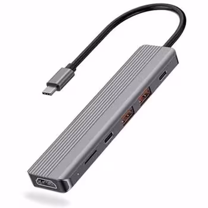 هاب 6 پورت USB-C پاورولوژی مدل P61HBCGY