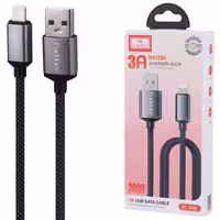 کابل لایتنینگ فست شارژ 3 آمپر ارلدام EC-200L طول 2 متر