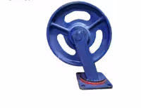 چرخ آهنی پاترولی روتراش پره ای گردان قطر 300 میلی متر