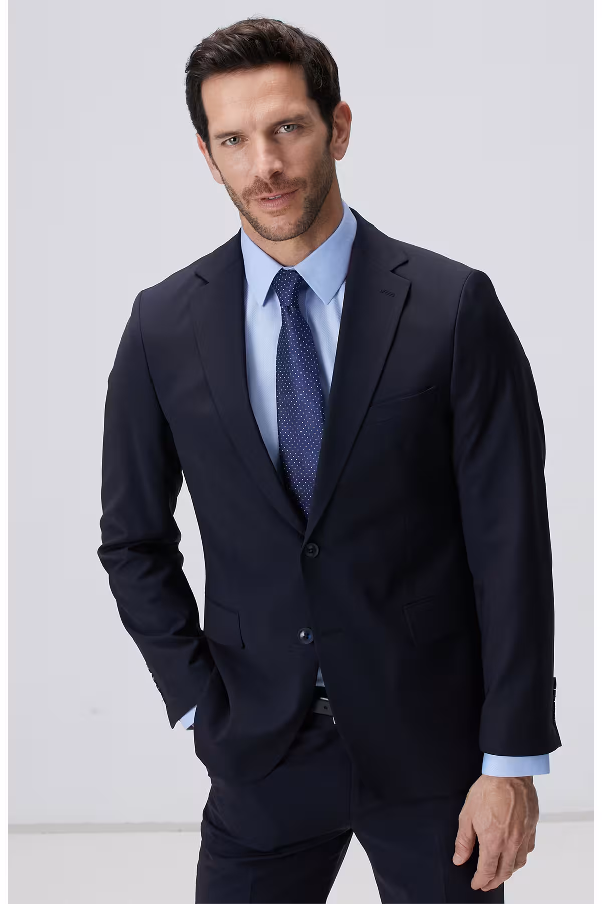 کت وشلوار مردانه و شلوار مخلوط پشم آبی محدود نیروی دریایی Network