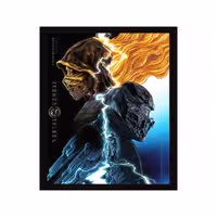 تابلو گیمینگ  35×45 طرح – Mortal kombat