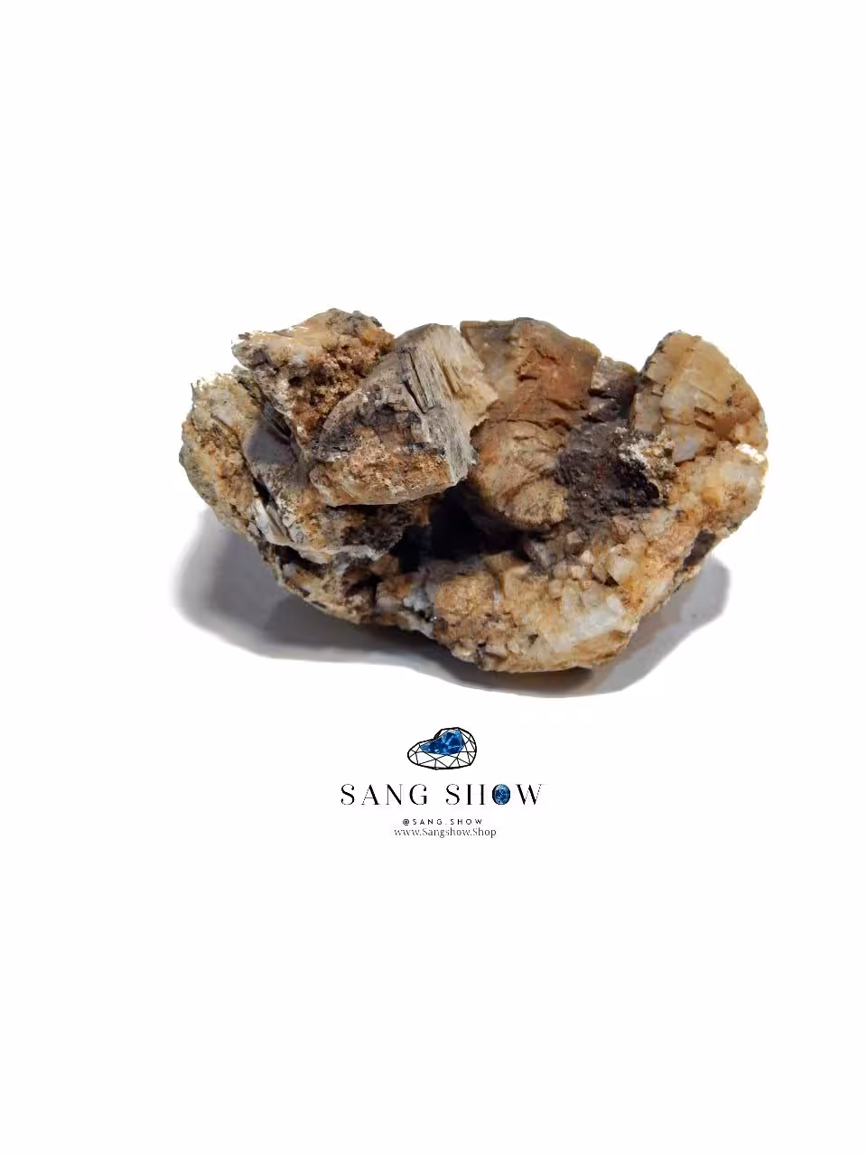 موسکوویت زیبا با همرشدی ژئود هیولاندیت نمونه استثنایی و اصل و معدنی S1371