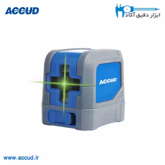 تراز لیزری مگنتی عمودی افقی نور سبز Accud (اکیود اتریش) مدل LL030
