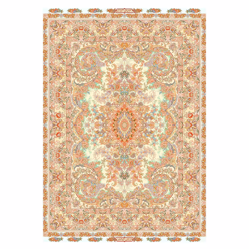 نخ و نقشه فرش دستباف کد 51003