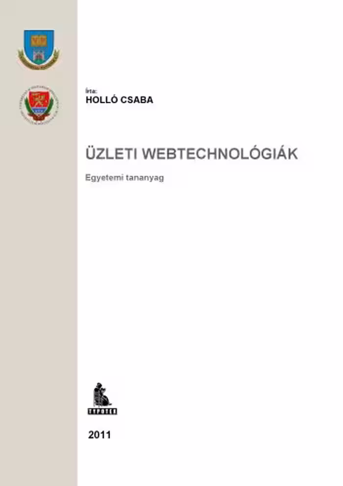 خرید و دانلود نسخه کامل کتاب Üzleti webtechnológiák