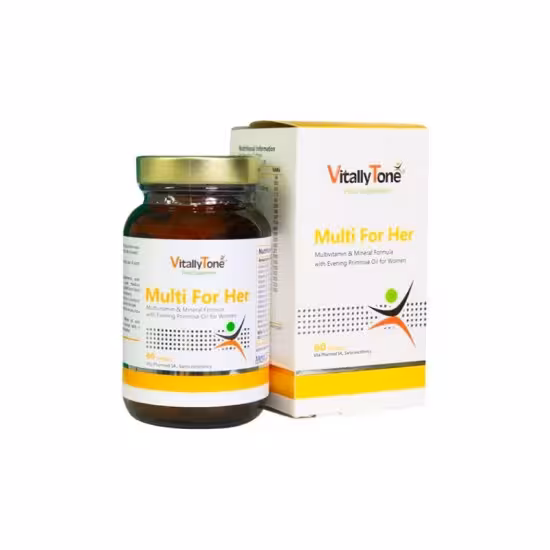 کپسول ژلاتینی مولتی ویتال فور هر 50  یوروویتال - داروخانه آنلاین بوکان
