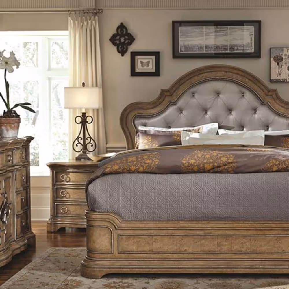 تخت خواب دو نفره کلاسیک مدل پاولینا سایز 180 در 200 سانتیمتر