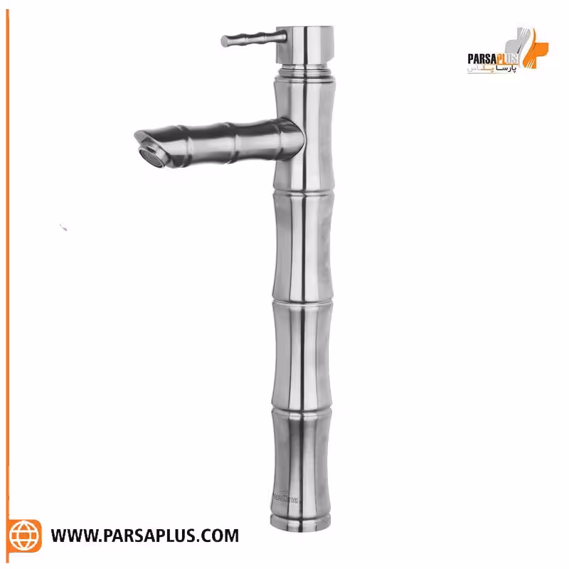 شیر روشویی پایه بلند دوان مدل سوران کروم