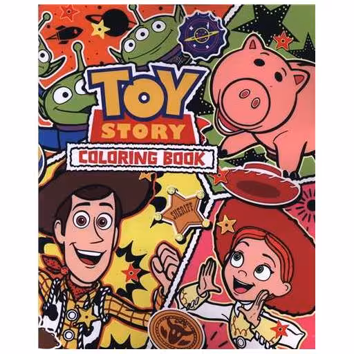 کتاب رنگ آمیزی Toy Story (رحلی)